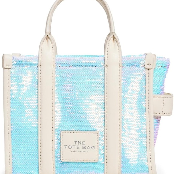 Marc Jacobs Iridescent Blue Tote Bag NWT - Picture 2 of 5